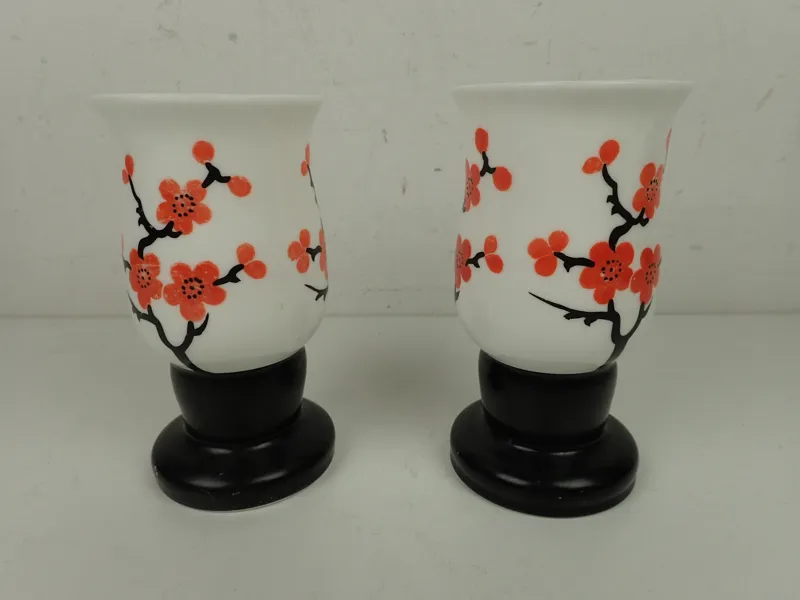 2 glasvaser H:15cm