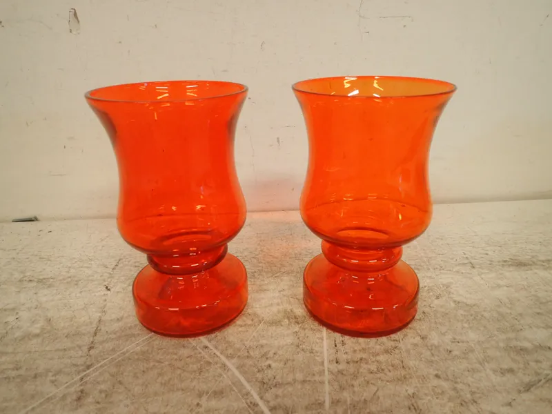 2 glasvaser H:15cm