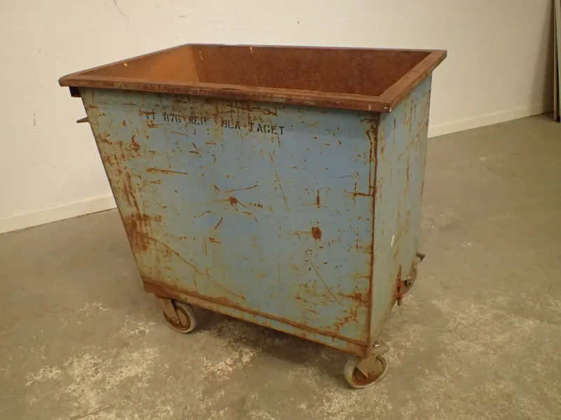 Liten container på hjul