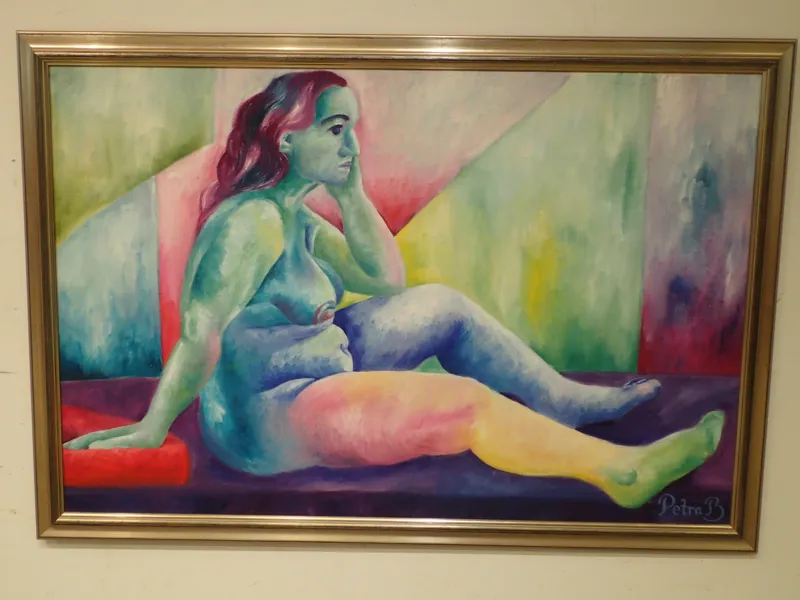 Petra B. målning på duk 76x115cm