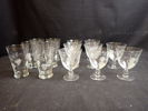 6+8 st GLAS med slipad dekor