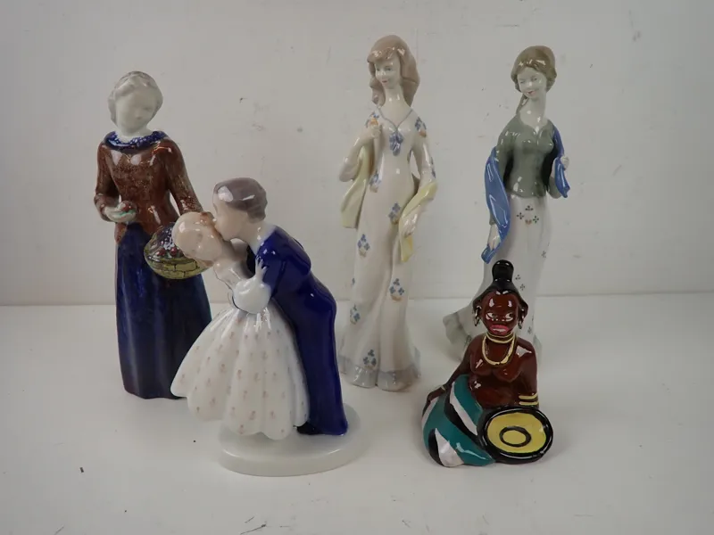 5 st FIGURINER bl a Bing & Gröndal