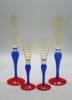 ANNE NILSSON "CLOWN" CHAMPAGNEGLAS 2st OCH SNAPSGLAS 2st