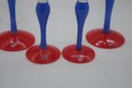 ANNE NILSSON "CLOWN" CHAMPAGNEGLAS 2st OCH SNAPSGLAS 2st