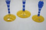 ANNE NILSSON "CLOWN" CHAMPAGNEGLAS OCH 2st SNAPSGLAS
