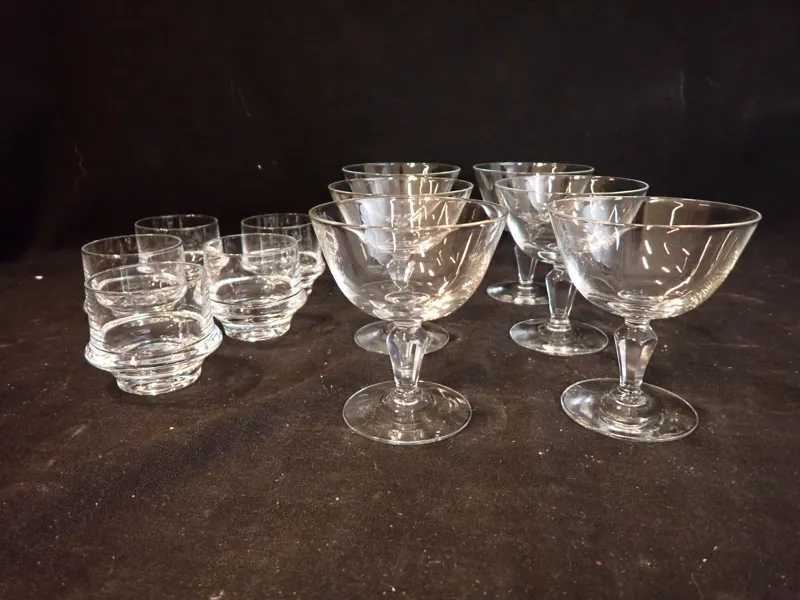 IITTALA. 5st WHISKEYGLAS OCH 6st FOTGLAS