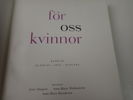 "För oss kvinnor" 3 st BÖCKER