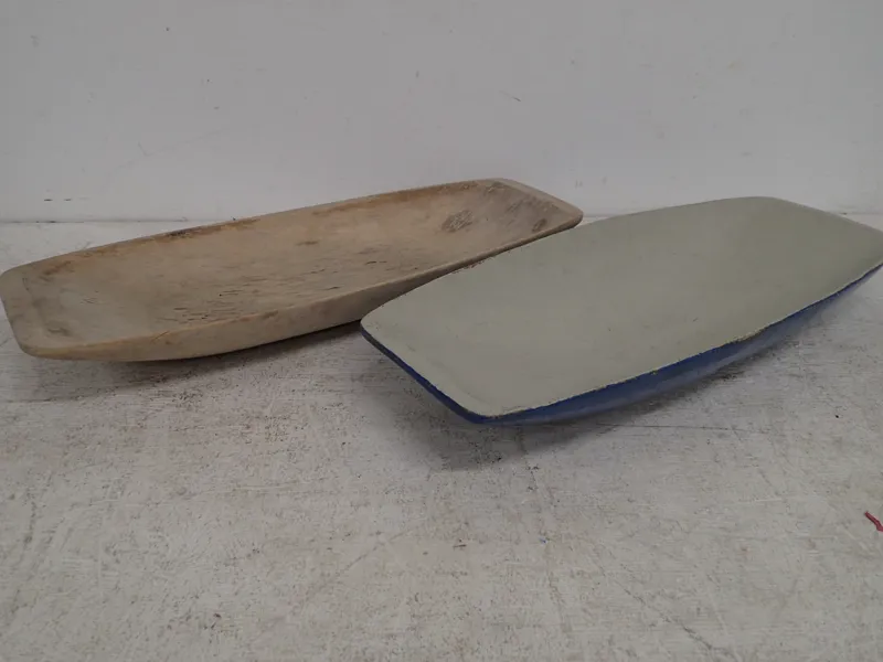 2st trätråg L:35cm