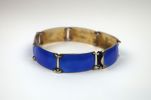EMALJERAT SILVERARMBAND. NORGE. STERLING