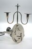 ELIS BERGH. KANDELABRAR, NYSILVER. ETT PAR