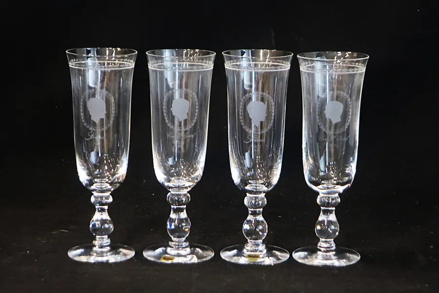 CHAMPAGNGLAS. 2 PAR. FRITZ KALLENBERG