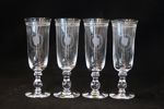 CHAMPAGNGLAS. 2 PAR. FRITZ KALLENBERG
