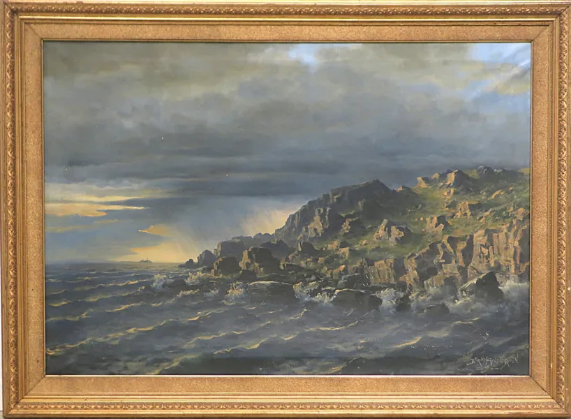 BERNDT ANDERSON. "KULLABERG, REGNIG AFTON" 1896
