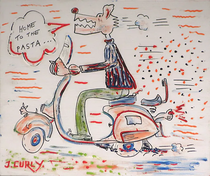 JAMES CURLY "HOME TO THE PASTA"