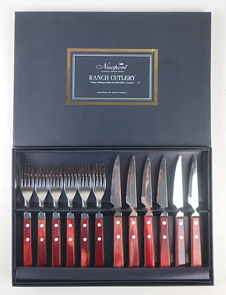 BESTICKSET. NEWPORT RANCH CUTLERY