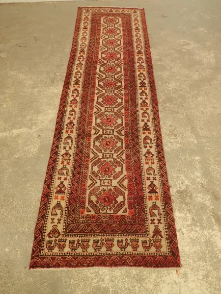 Orientalisk knuten gallerimatta 244x70cm