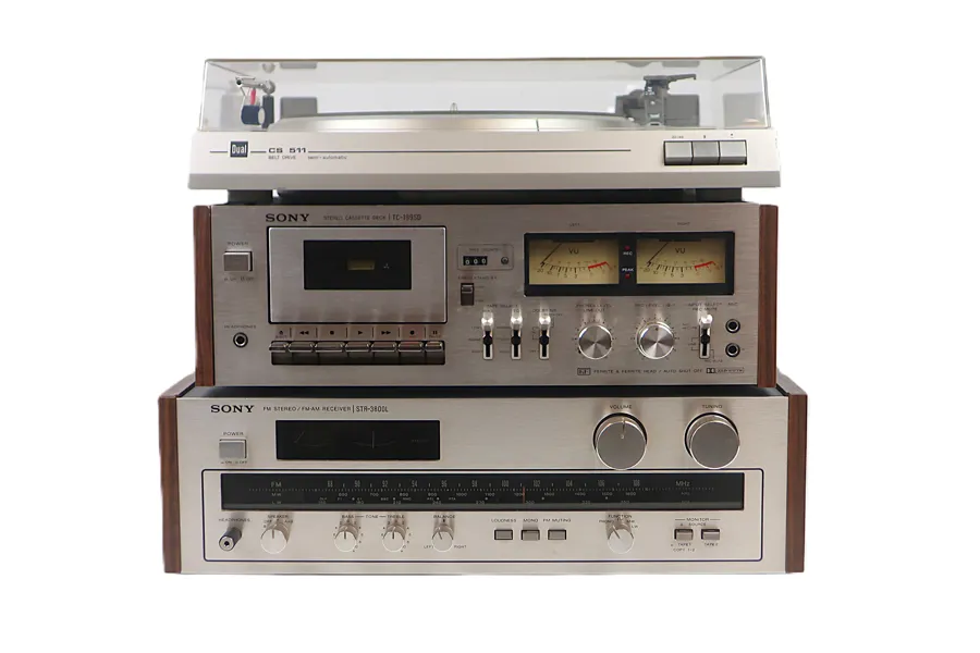 STEREO SONY, DUAL SKIVSPELARE