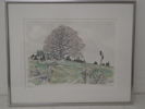 G.Brusewitz litografi 17x36cm bildyta