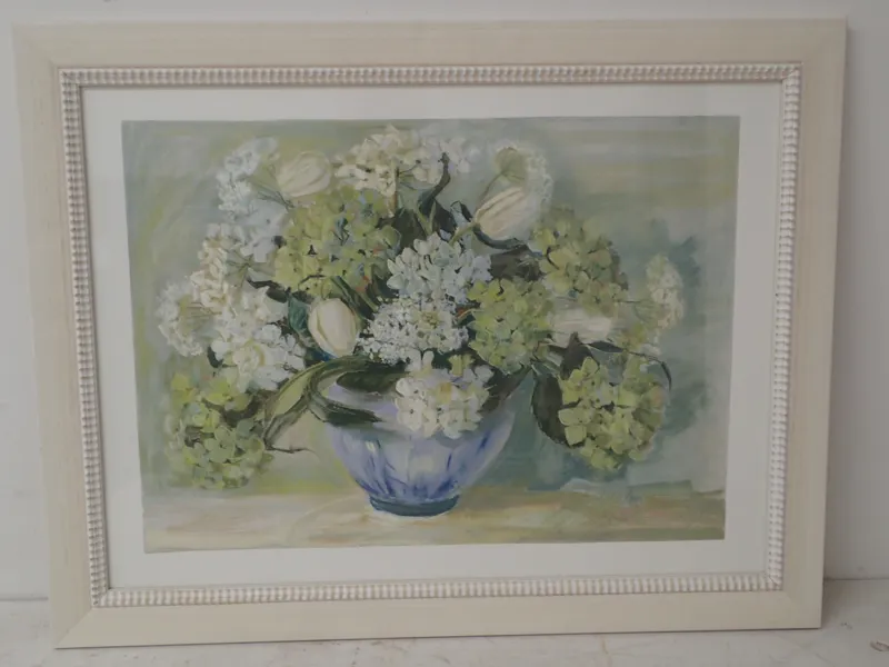 Tryck " blommotiv" 61x77cm