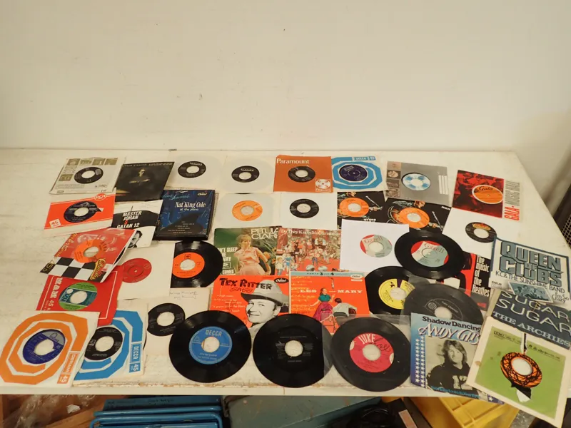 Vinylskivor  singlar 