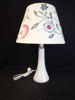 Bordslampa i glas omärkt H:57cm