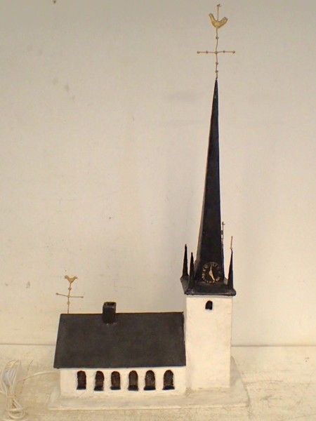  Modellkyrka    H:90cm    L:47cm