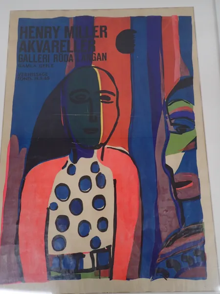 Ramad Affisch Henry Miller 1968