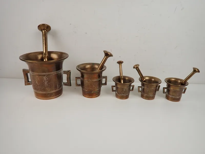 5 st MALMMORTLAR