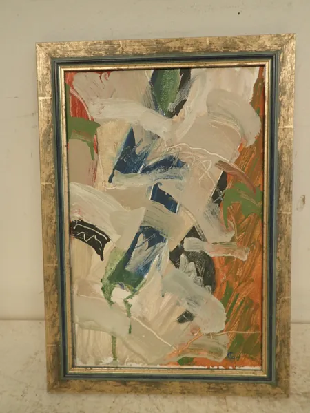 Lars Givell målning på duk 33,5x22cm bildyta