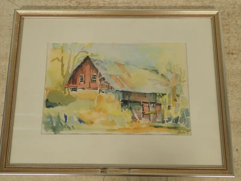 Jan Annerborn Akvarell 1995 23x35cm bildyta
