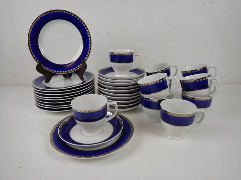 KAFFEGODS "Marianne Royal Blue" Sigvard Bernadotte