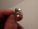 "Sigillring" 18k Vikt:6,1gr