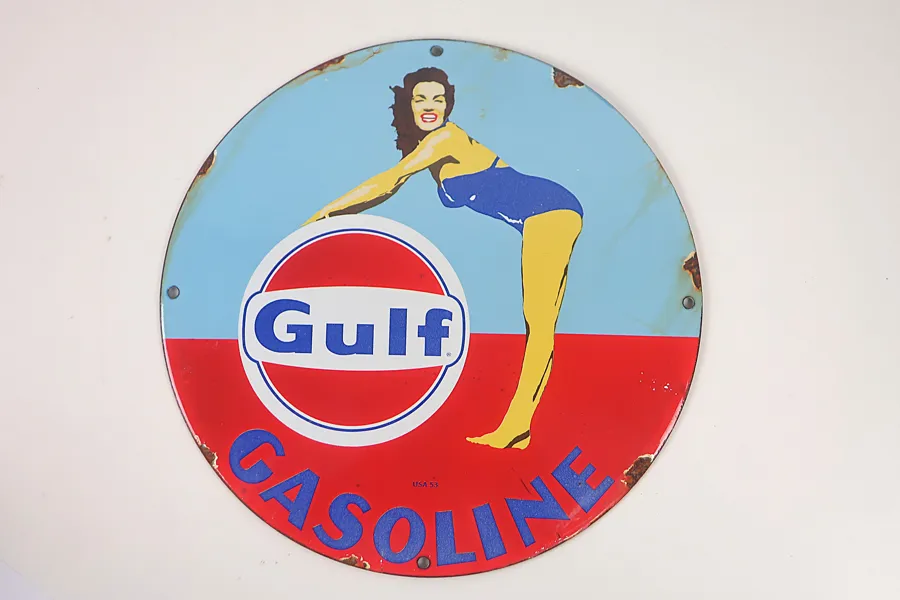 EMALJERAD PLÅTSKYLT GULF