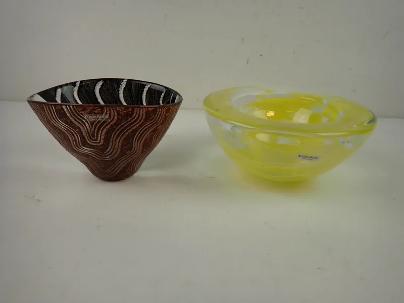 2 st SKÅLAR "Tonga" "Atoll" Kosta Boda