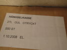 Plastkassar 550st 27 L Gula