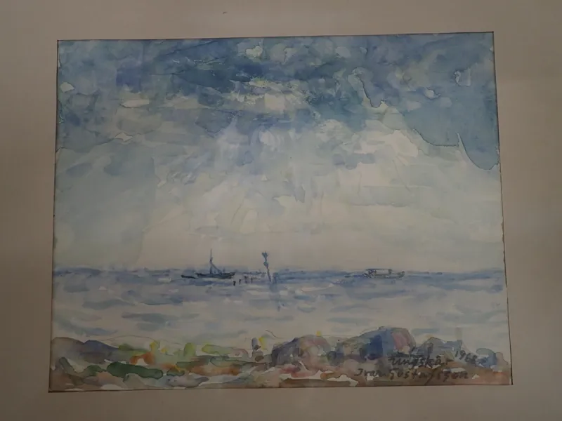 Ivar Gustafsson  akvarell  1968