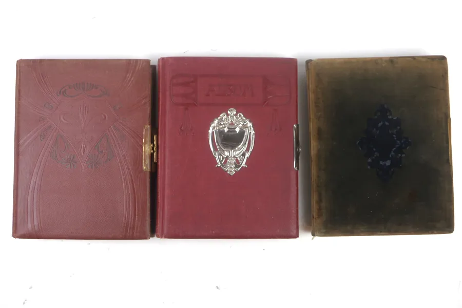 ÄLDRE FOTOALBUM, 3st