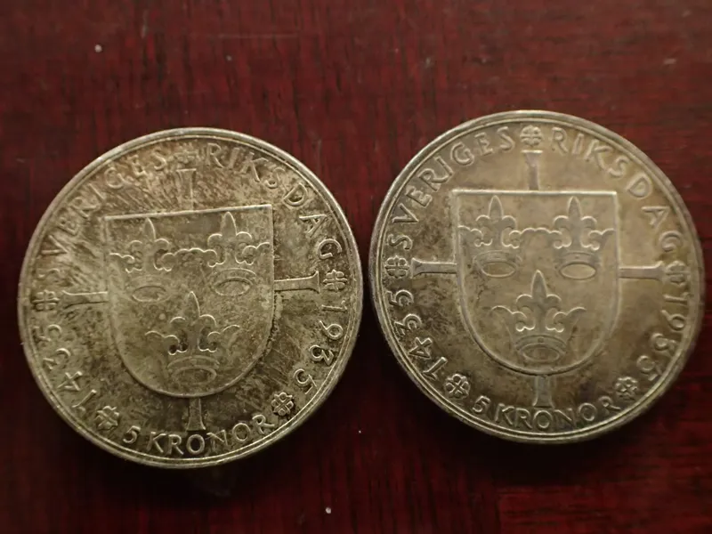 2st silvermynt 1935 90% vikt:50gr