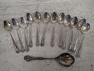 13-delar silverskedar vikt:128gr
