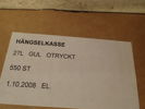 Plastkassar 27L 550st Gula
