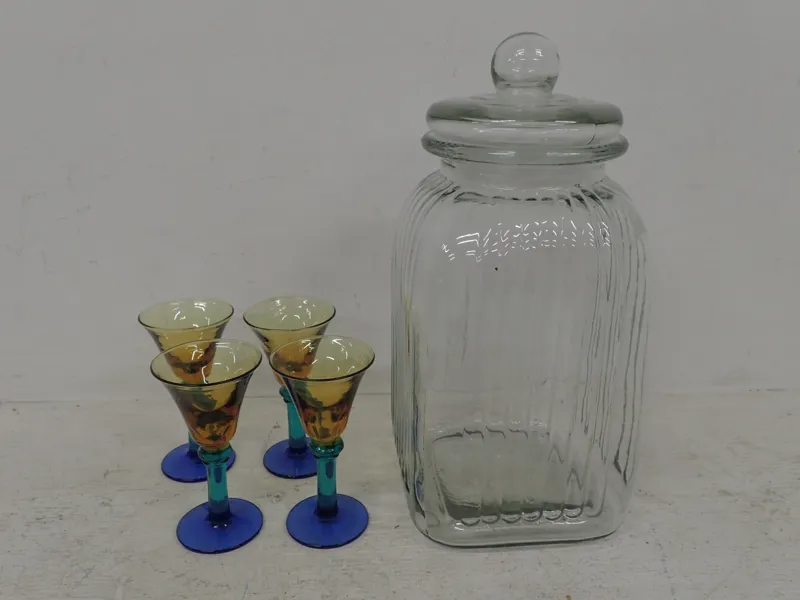 Glasburk,4st fotglas