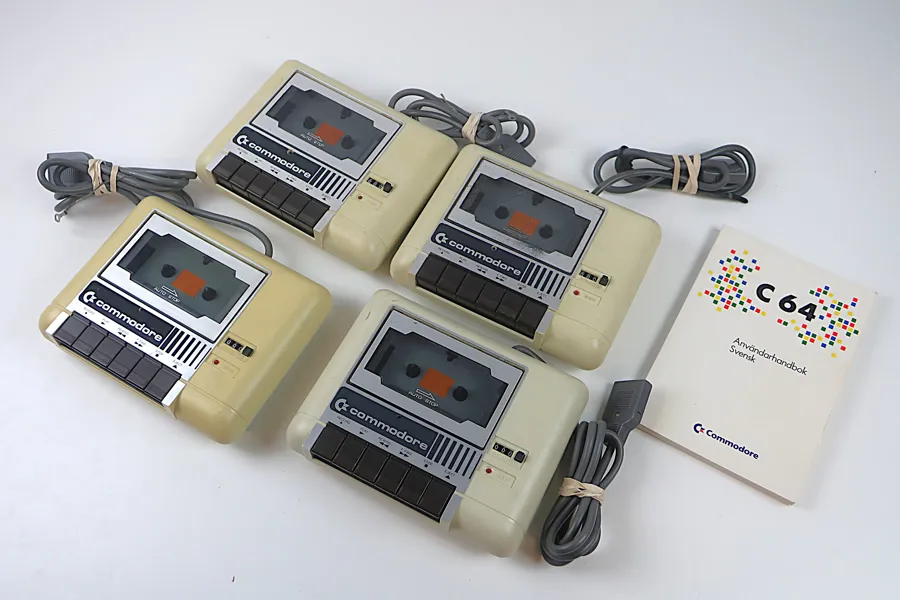 BANDSTATIONER/DATASETTE COMMODORE 64