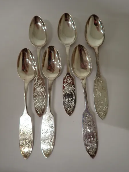 6 st KAFFESKEDAR "Tornedal" i Silver