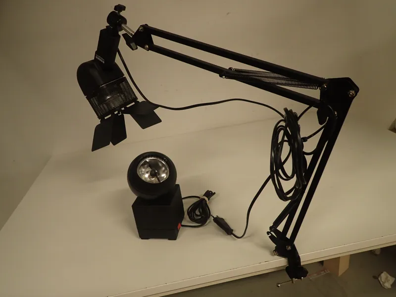 Arbetsbelysning Kaiser videolight 8s + bordslampa