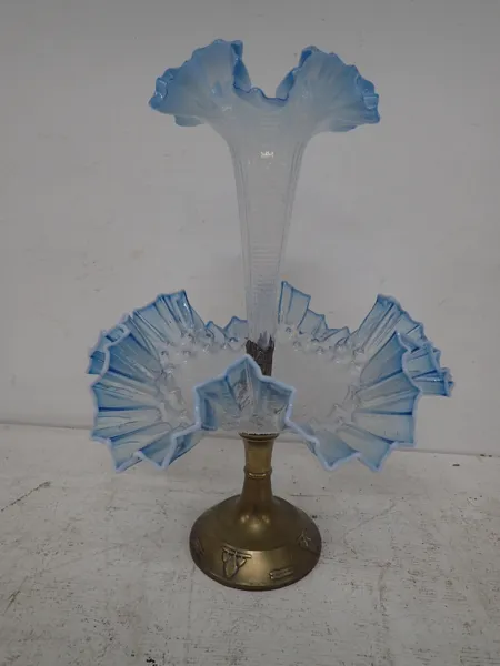 Fotfat med vas     H:38cm