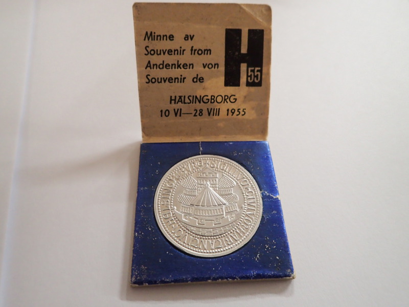 Minnesmedalj  Utställningen H55  1955