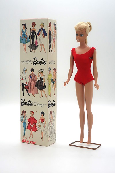 BARBIEDOCKA. 1960-TAL. PLATINUM PONYTAIL. MATTEL