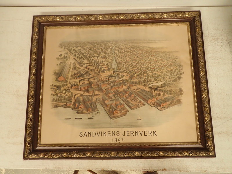 Tryck "Sandvikens Jernverk 1897"