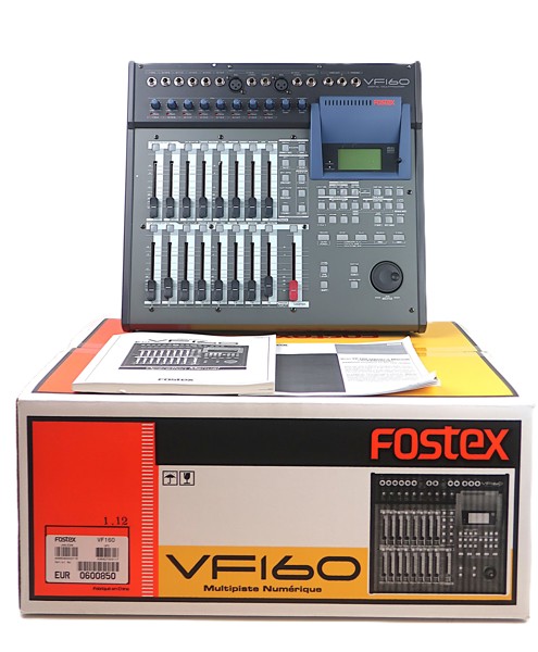 FOSTEX. VF160 DIGITAL MULTITRACKER. ORIGINALKARTONG SAMT MANUAL