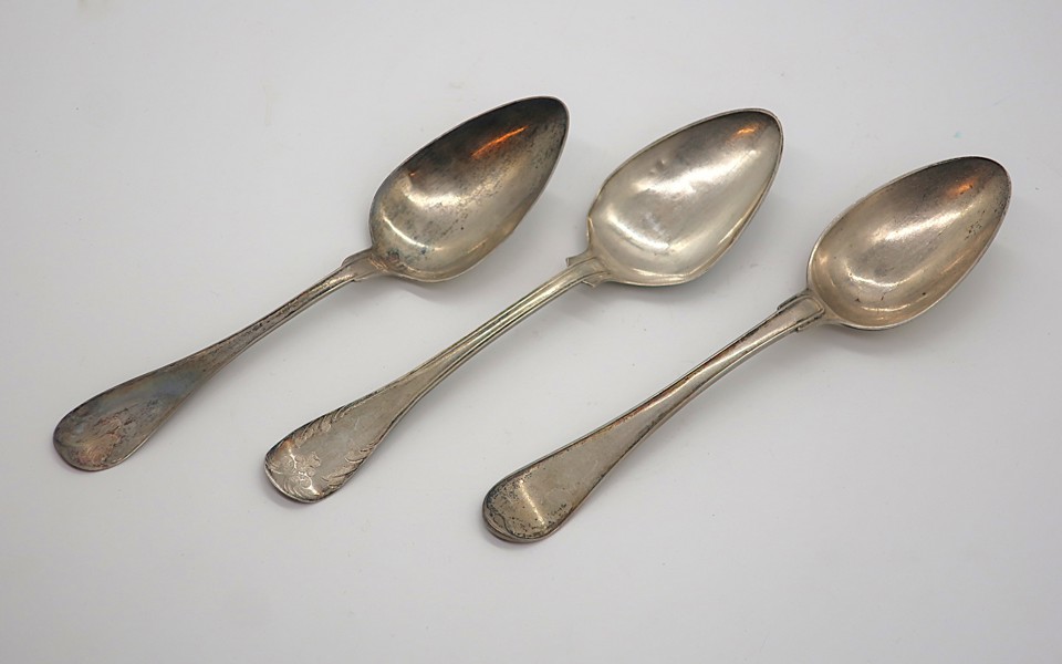 SILVERSKEDAR. 3ST 18/1900-TAL. ca 140g